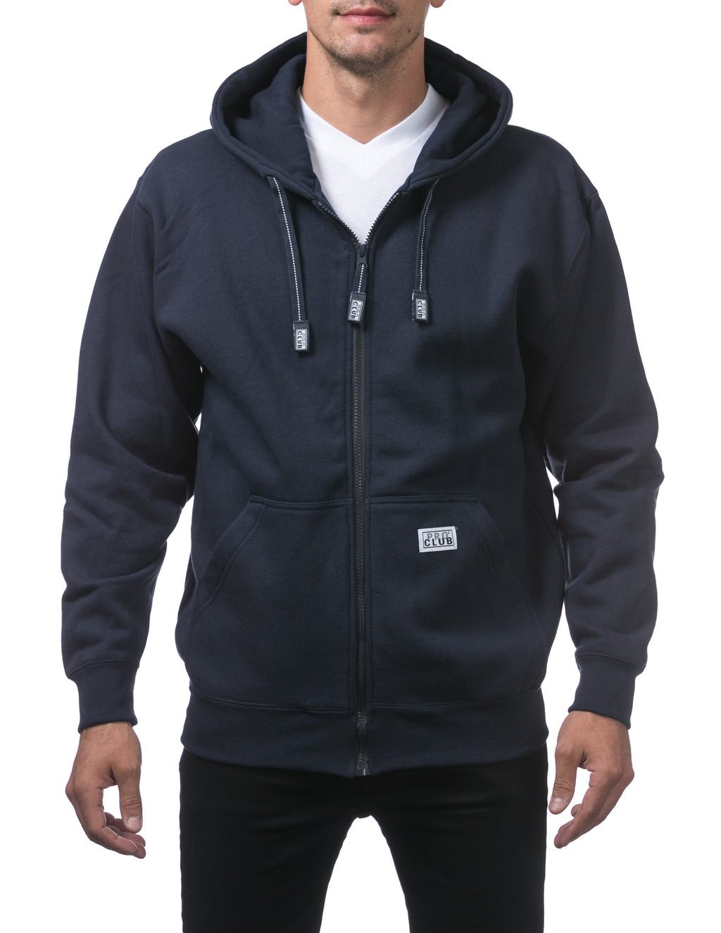 Pro Club Heavyweight Zip-Up Hoodie - Navy