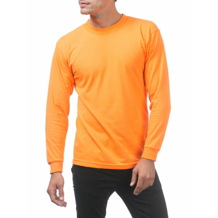 Pro Club comfort long sleeve safety color style 2 - El Gobierno Shop