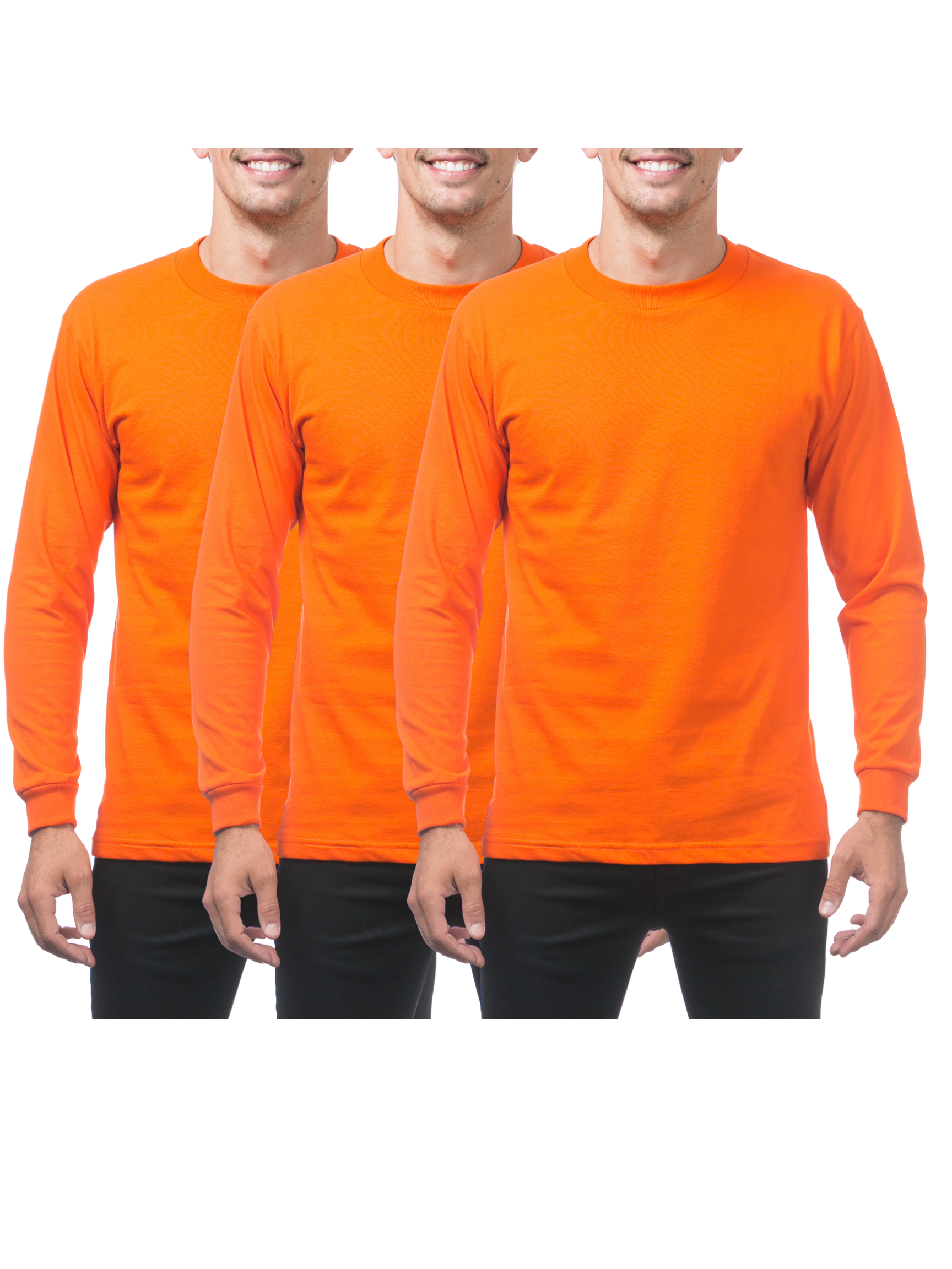 Pro Club safety color long sleeve 3-pack style 2 - El Gobierno Shop