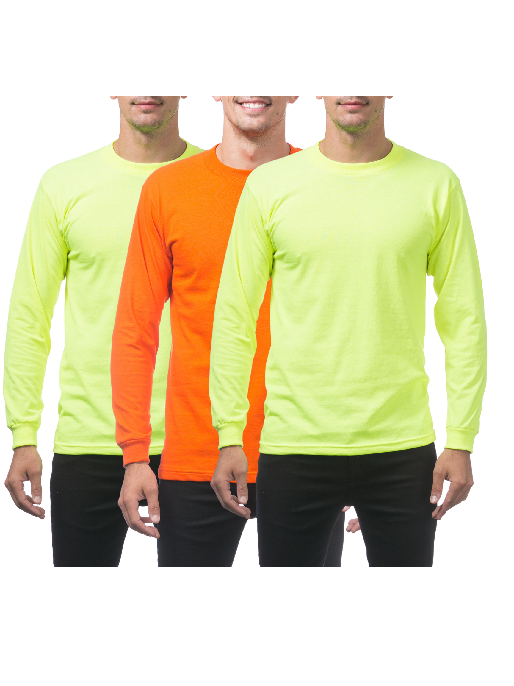 Pro Club comfort long sleeve safety color pack - El Gobierno Shop