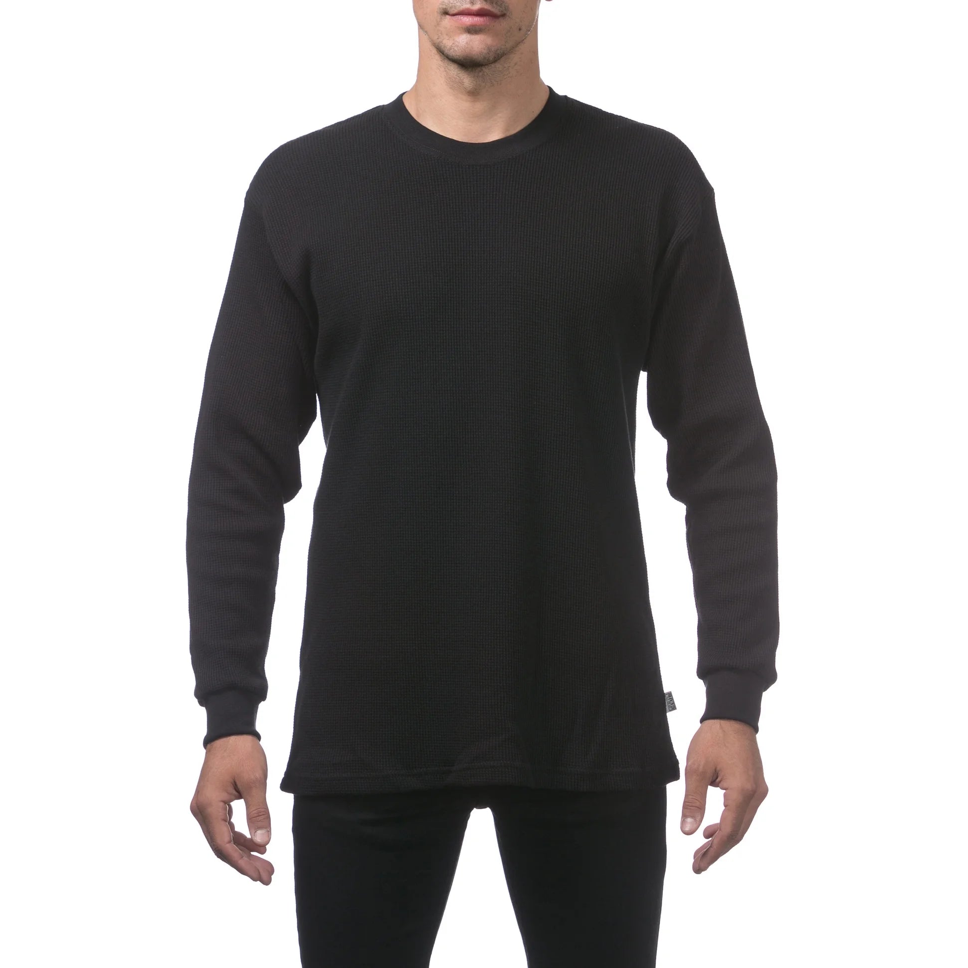 Pro Club Heavyweight Thermal Long Sleeve Black - El Gobierno Shop