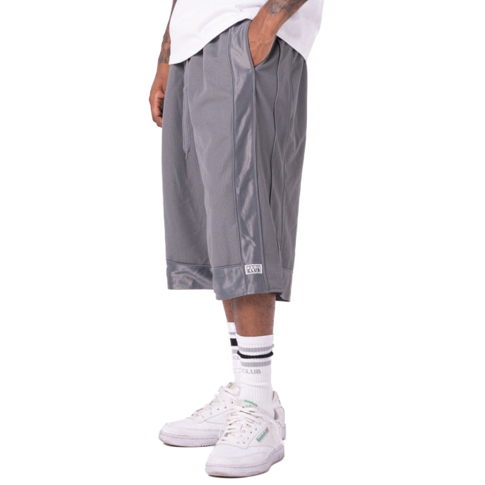 Pro Club basketball shorts side view - El Gobierno Shop